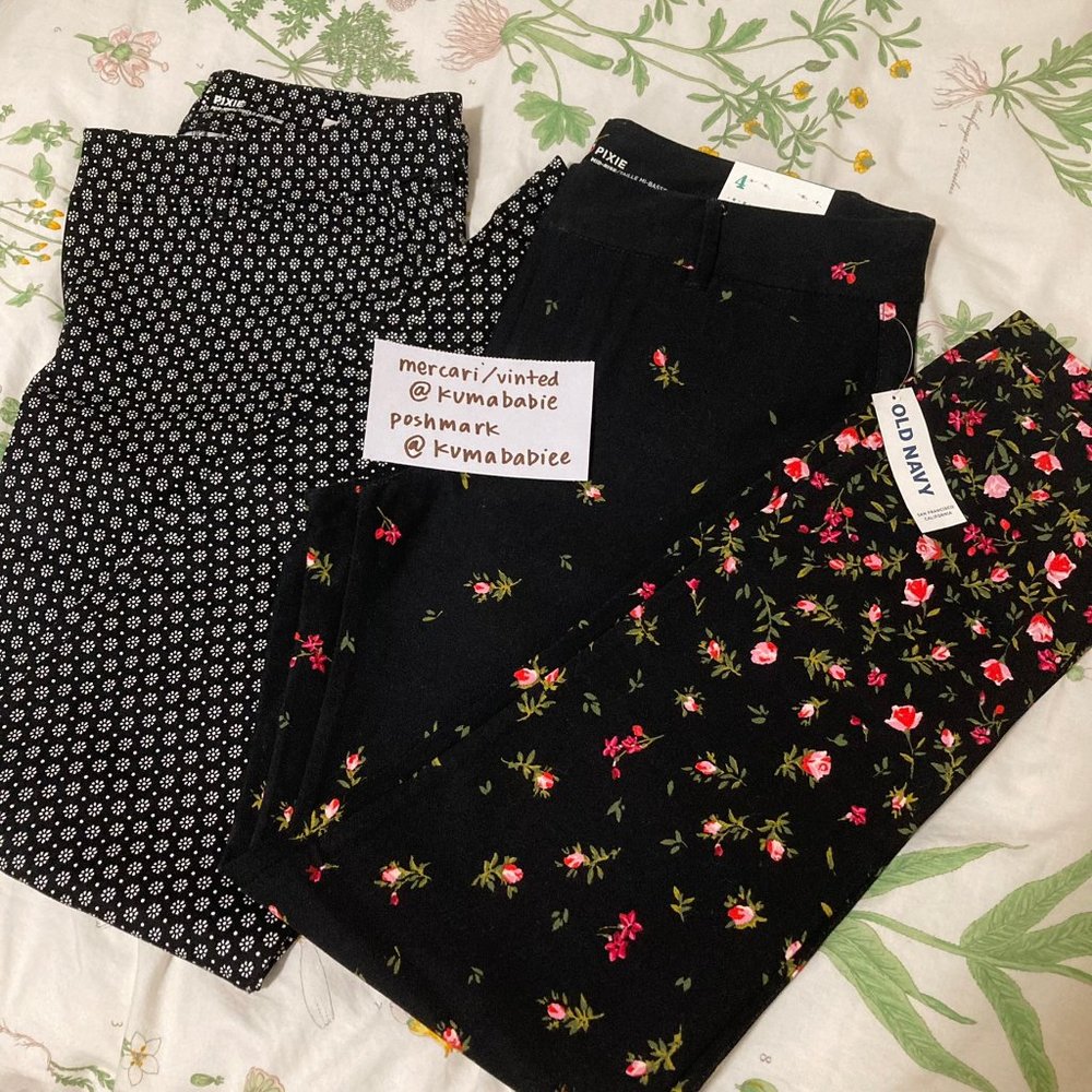 old navy - set of two pixie pants